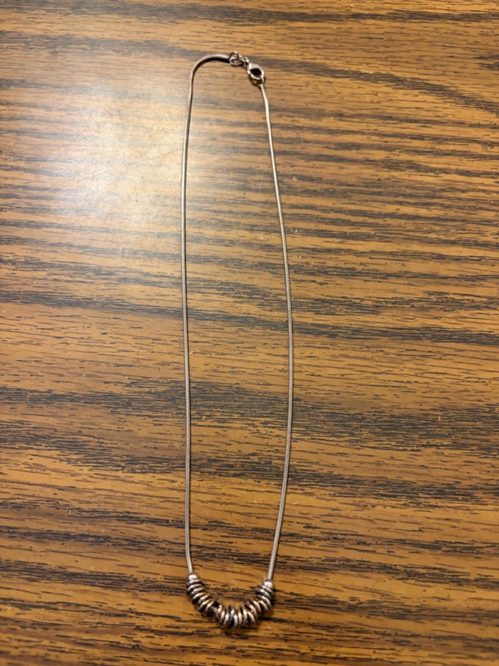 Vintage Estate Sterling Silver 925 Womens Chain 17 inch  USED